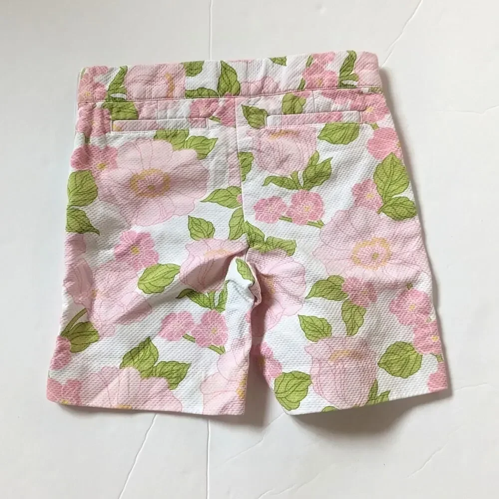 Janie And Jack Shorts Girls Sz 2T Floral 2012
